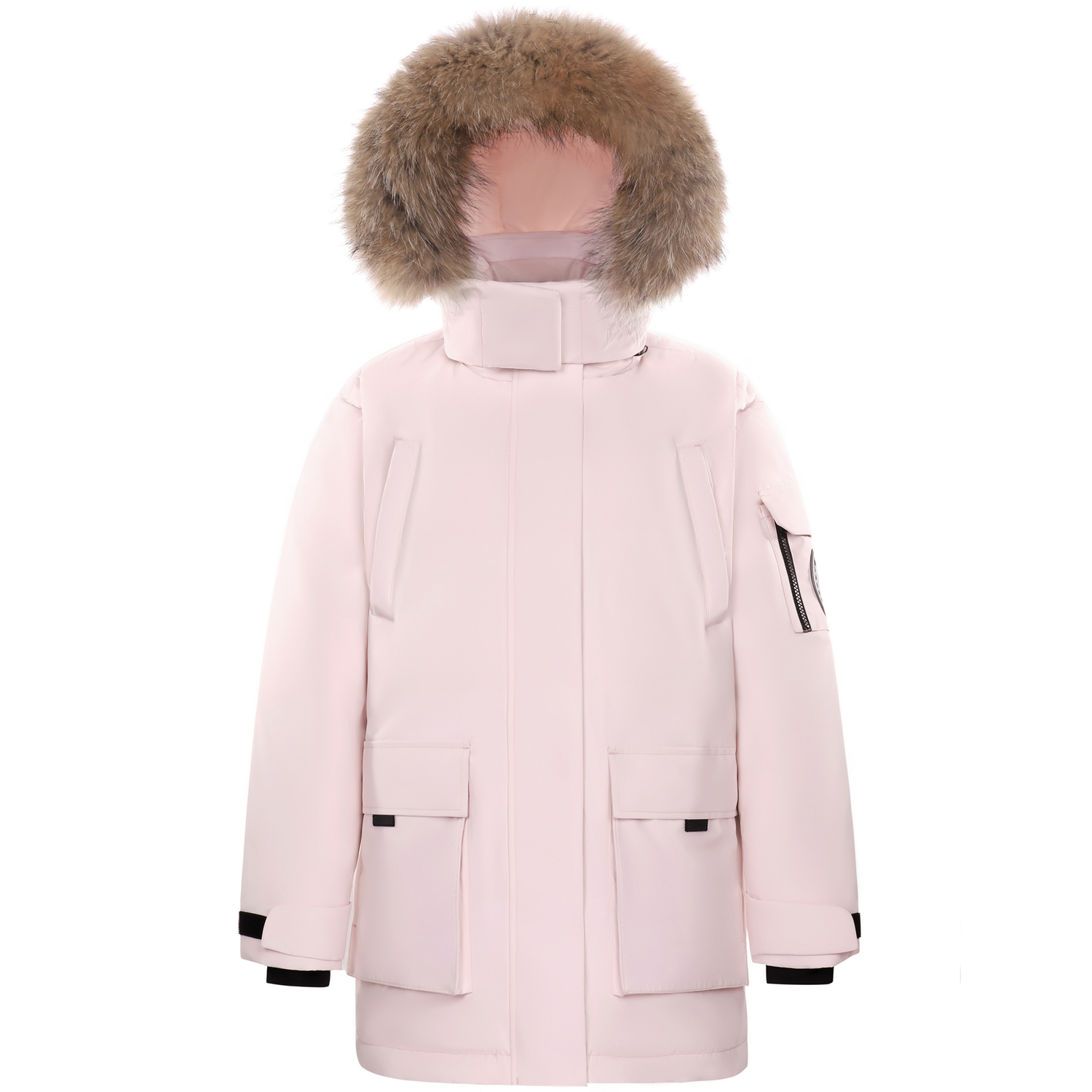 

CAMEL Теплая флисовая серия пуховик для женщин, Dream Pink