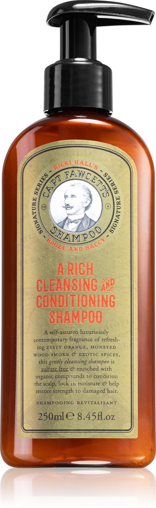 

Шампунь Ricki Halls's Booze & Baccy Cleansing Shampoo Captain Fawcett, vyrams 250 мл