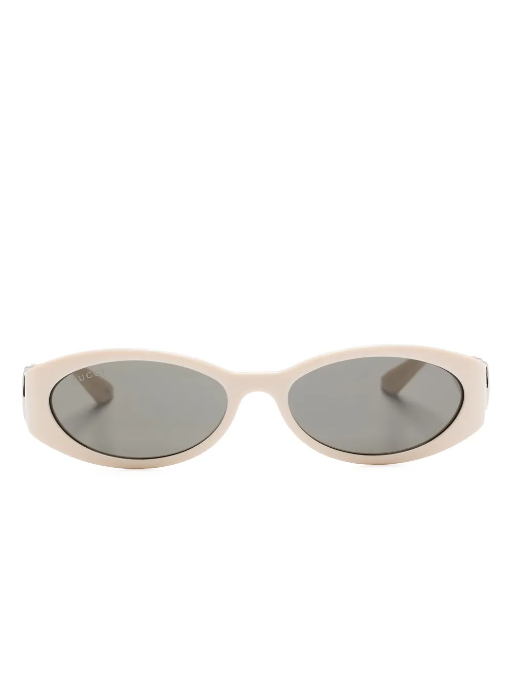 

Солнцезащитные очки в овальной оправе Gucci Eyewear, нейтральный
