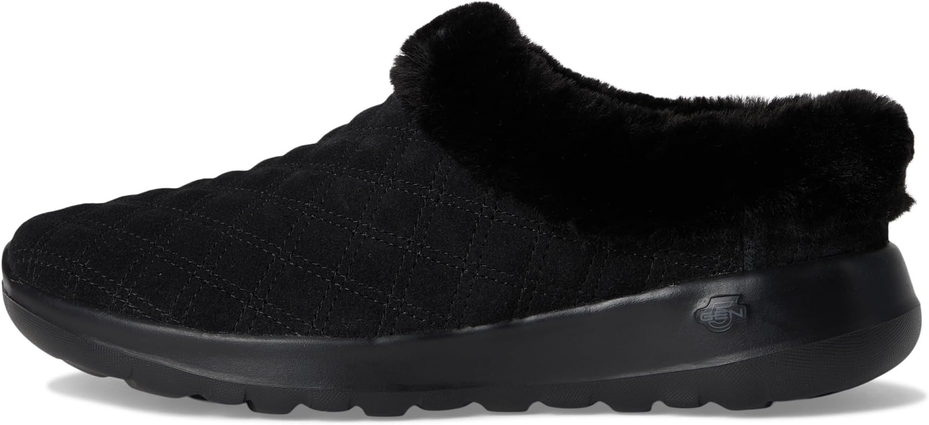 Тапочки SKECHERS Women's On-the-go Joy - Frosty Day, Black/Black — фото 4