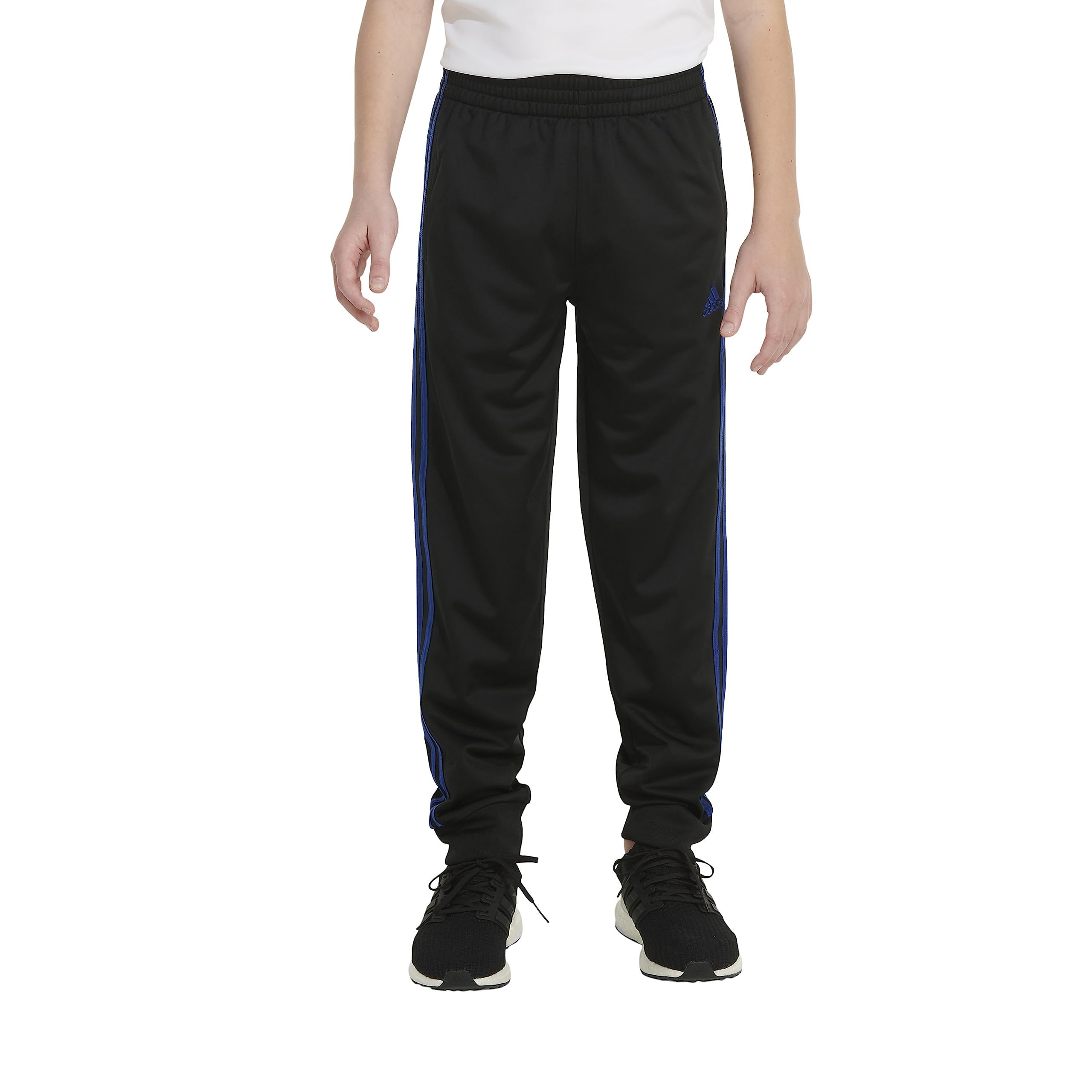 

Брюки adidas Kids 3-Stripes Tricot Joggers 23, цвет Black/Blue