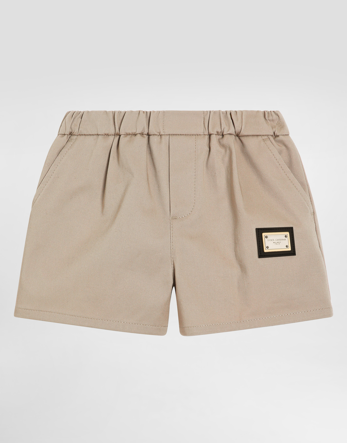 

Габардиновые бермуды Dolce&Gabbana, бежевый