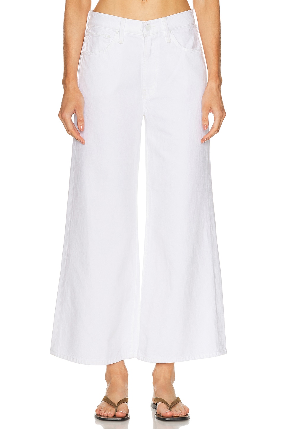 

Джинсы The Ditcher Roller Zip Ankle Mother, White