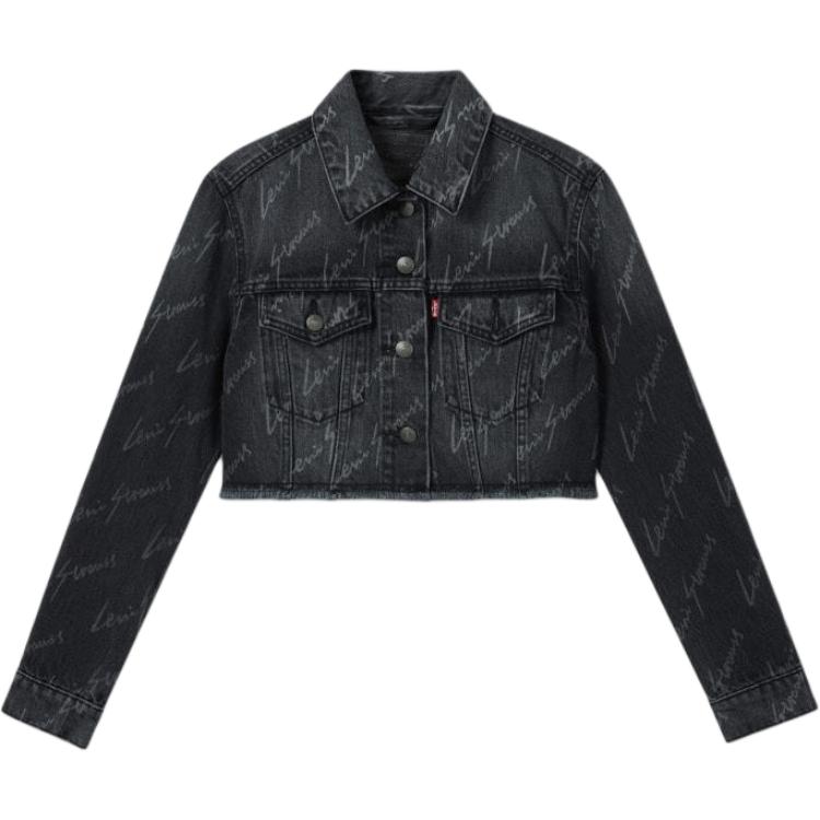 Levis Курка денимовая серии Drifter женская черная, Black — фото 3