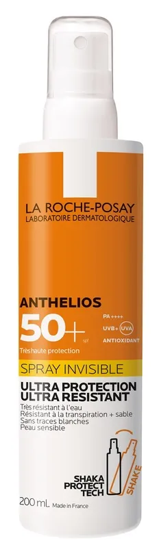 

La Roche Posay Anthelios Spray SPF 50+ 200 мл Невидимый солнечный спрей для тела