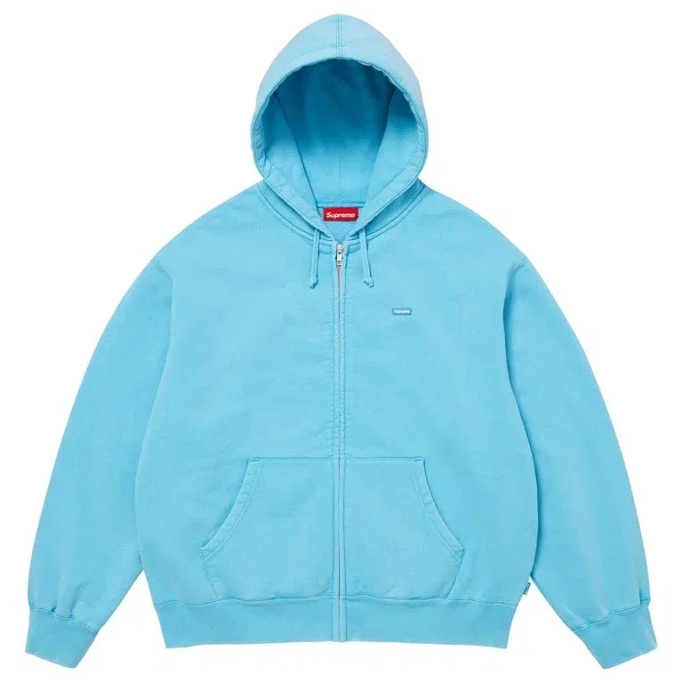 Толстовка на молнии с капюшоном Small Box, унисекс, SS26 WEEK6 Supreme, Blue