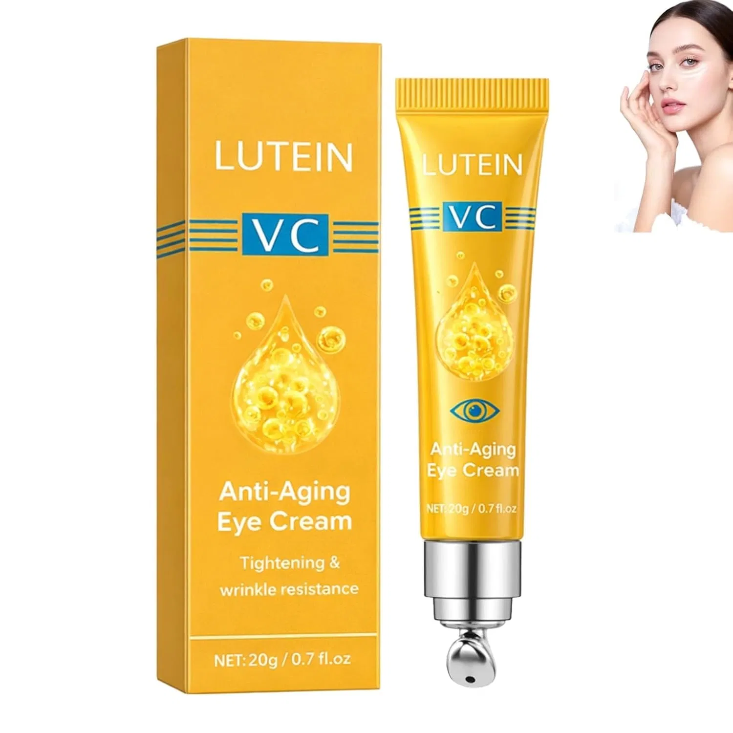 Антивозрастной крем для глаз VC Lutein, 1 шт. Generic, 1Pcs