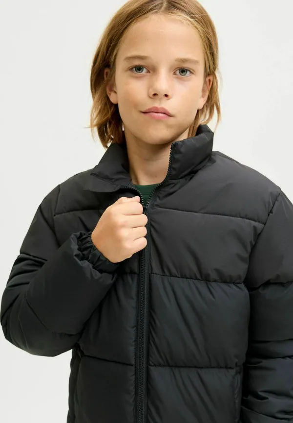 Зимняя куртка jjmaze с пуховым воротником для младшего возраста Jack & Jones Junior, Black — фото 4