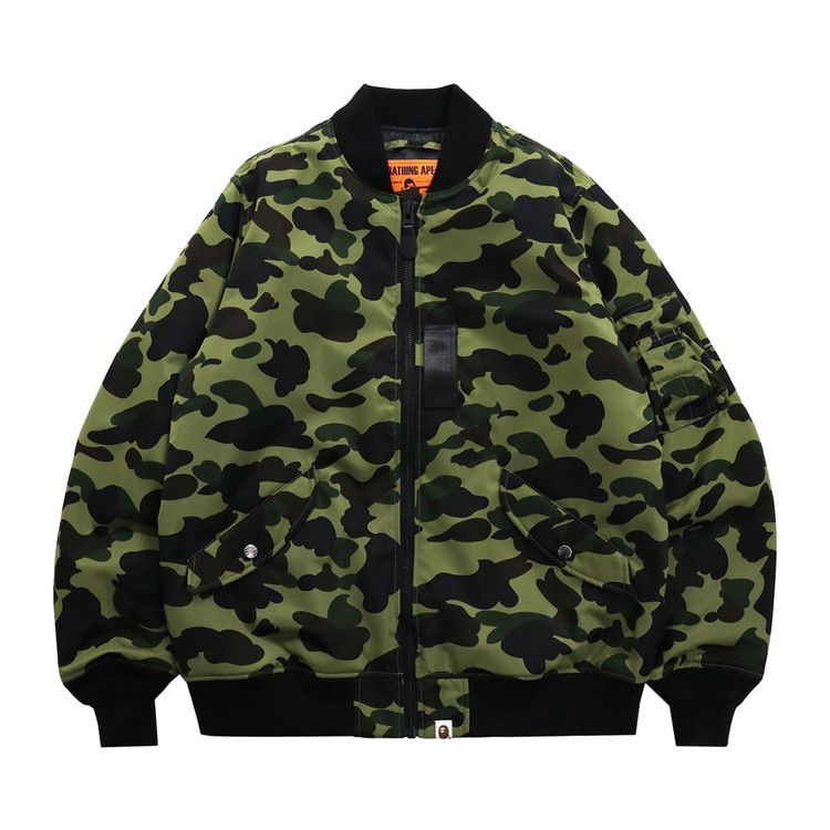 

Куртка BAPE 1st Camo Nylon Twill MA-1 Jacket, Green