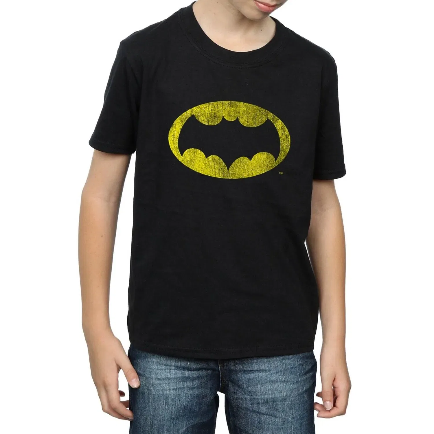 Футболка с принтом Batman Dc Comics, черный — фото 3