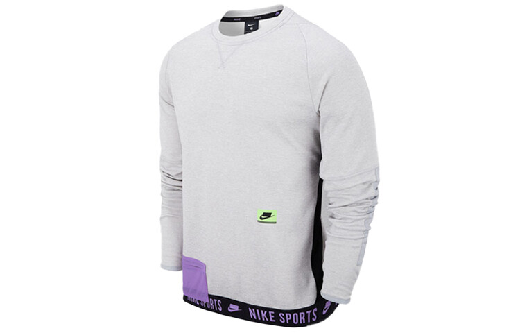 

Толстовка мужская, цвет серый Nike, цвет Heather Gray
