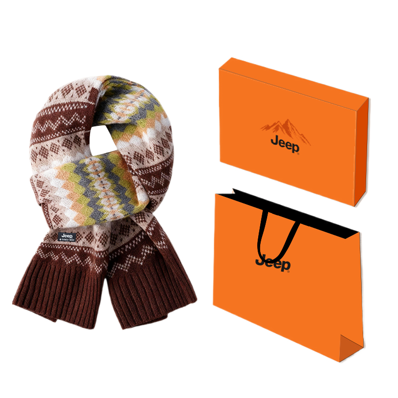 

Вязаный шарф Unisex Jeep, moss зеленый[soft and skin-friendly/pure wool fabric]