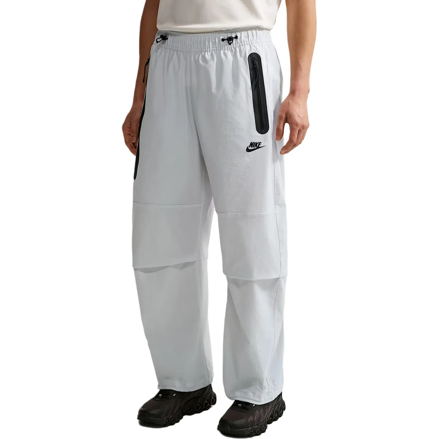 Мужские спортивные штаны Dri Fit Tech Quick Dry Nike, Ecru/Ecru/Black