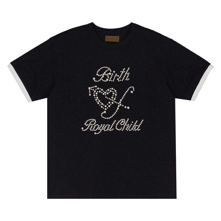 

Футболка Birth Of Royal Child Pearl Patchwork Short-Sleeve, Black