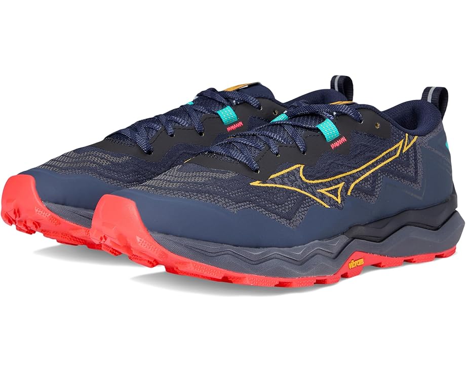 

Кроссовки Mizuno Wave Daichi 9, цвет Baritone Blue/Citrus