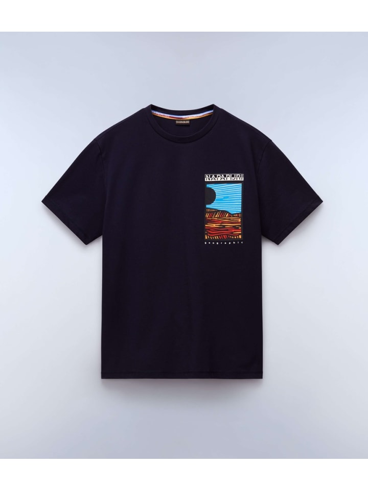 

Футболка S-Valdor Ss синего цвета Napapijri