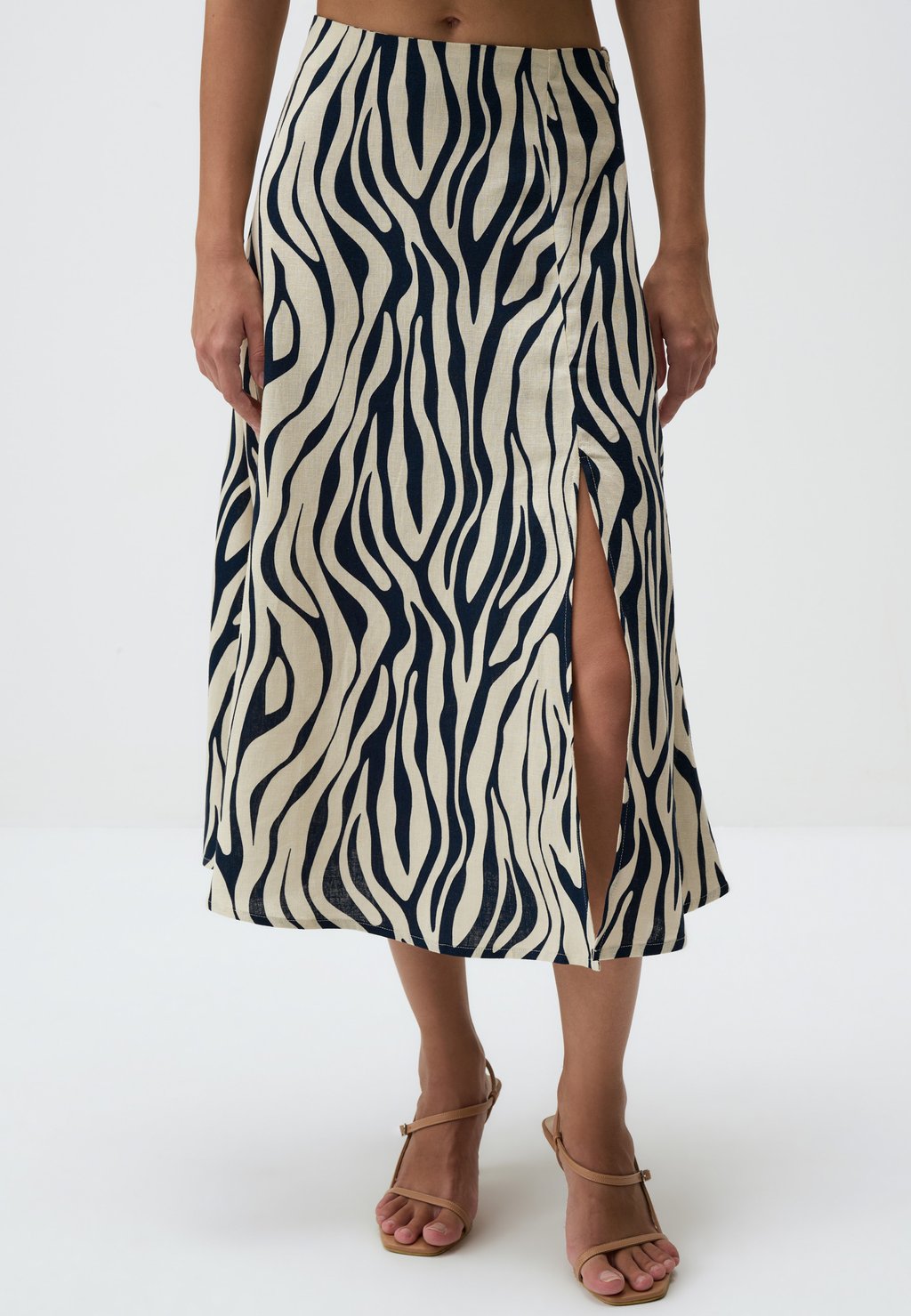 

Юбка А-силуэта ZEBRA PRINT MIDI Jimmy Key, темно-синий