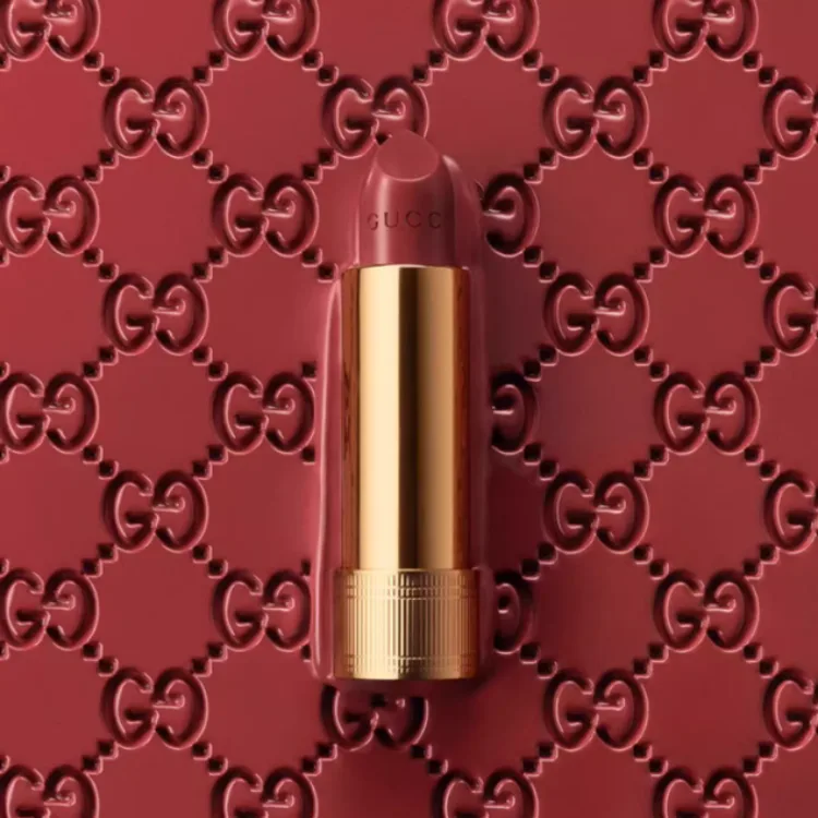 GUCCI Набор помад Gold Tube Celebrity Two Tone, 3.5 г + 3.5 г, подарок на день рождения, Velvet Lipstick #505+Velvet Lipstick #217 — фото 4