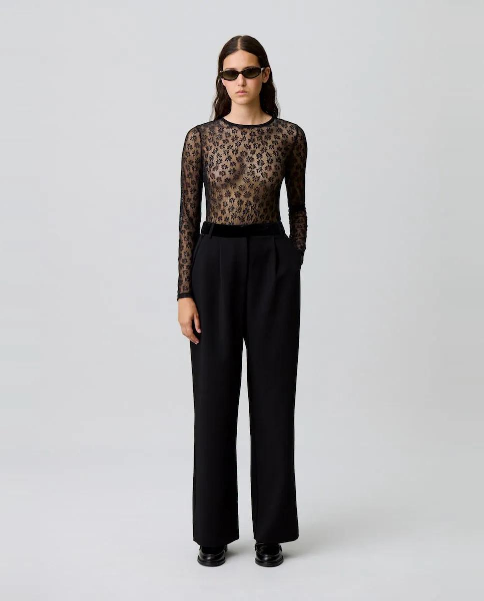 

Женские прямые брюки для костюма Claudie Pierlot, черный