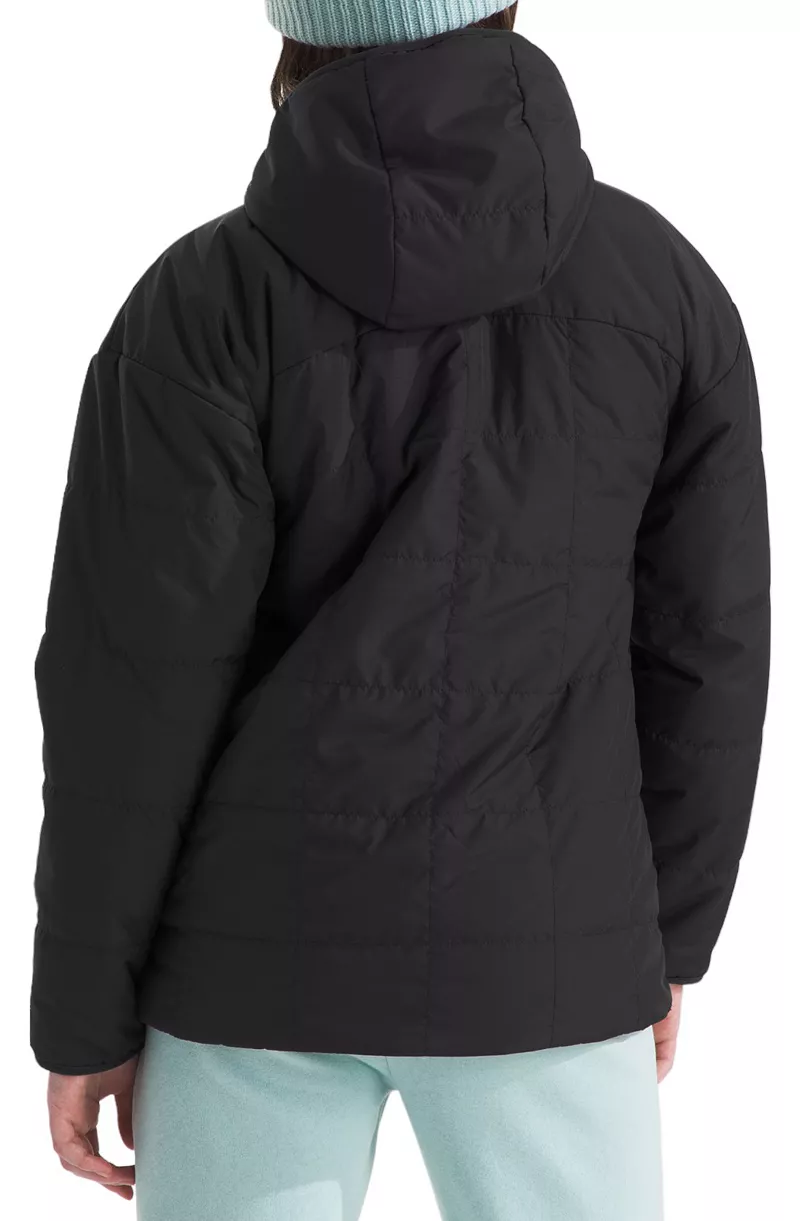 Двусторонняя короткая парка Shasta для девочек The North Face, цвет TNF Black — фото 3