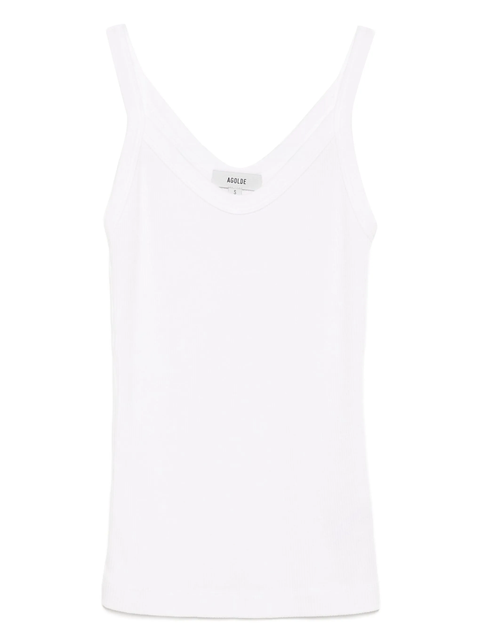 

Топ Jordan без рукавов Agolde, белый