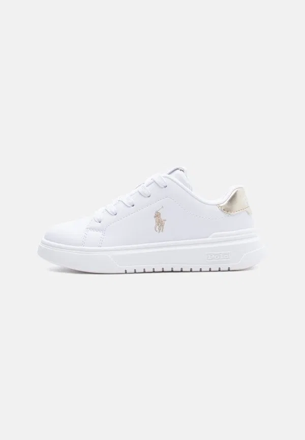 Кроссовки heritage court super, белые/золотистые Polo Ralph Lauren, White/Gold-Coloured