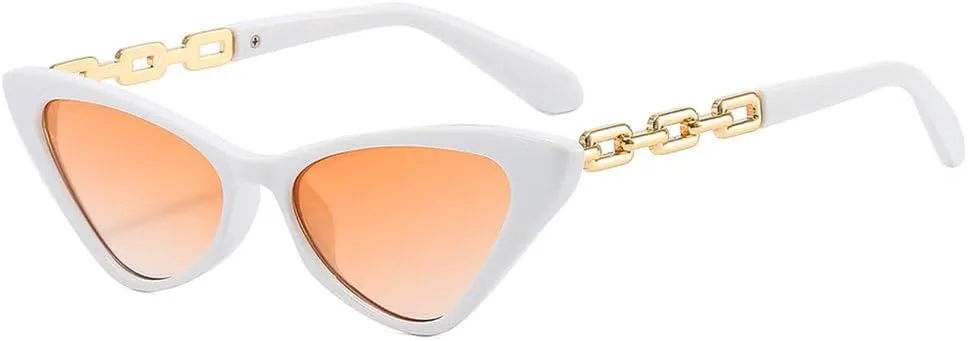 

Солнцезащитные очки LVTFCO Retro Cat Eye для женщин, винтажные тонированные линзы, модные солнцезащитные очки с защитой от УФ-излучения UV400 для женщин, 7, 7