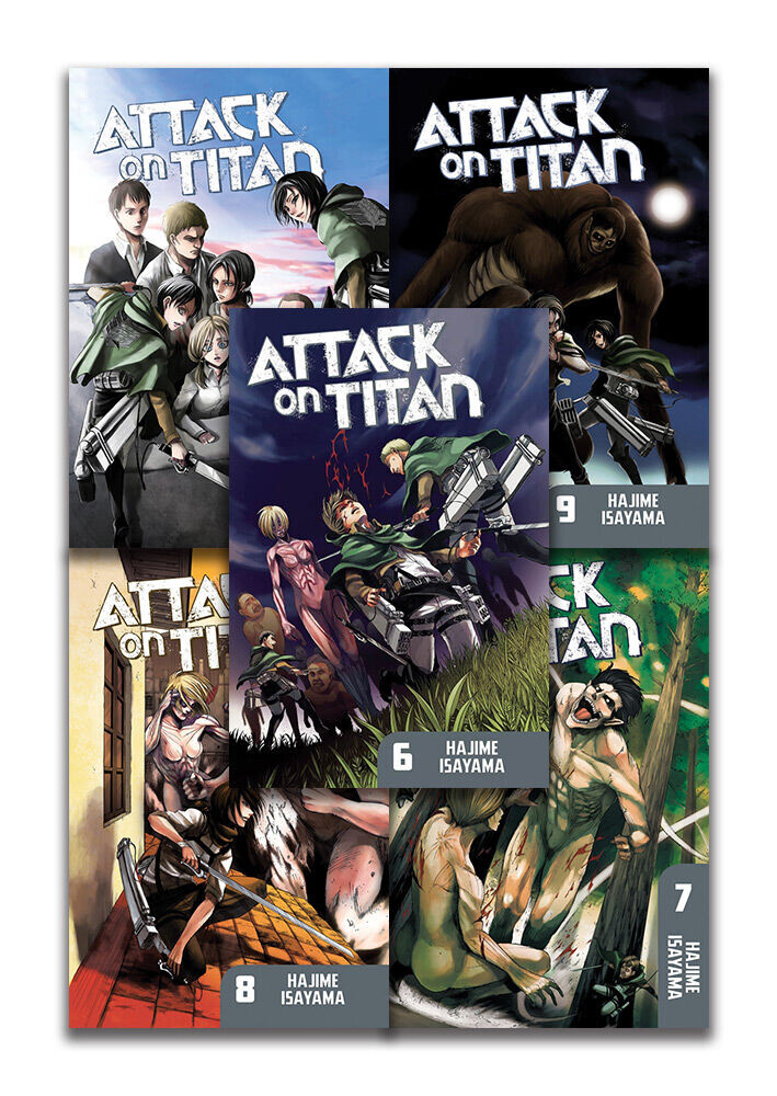 

Манга Attack on Titan Manga (6-10) Bundle