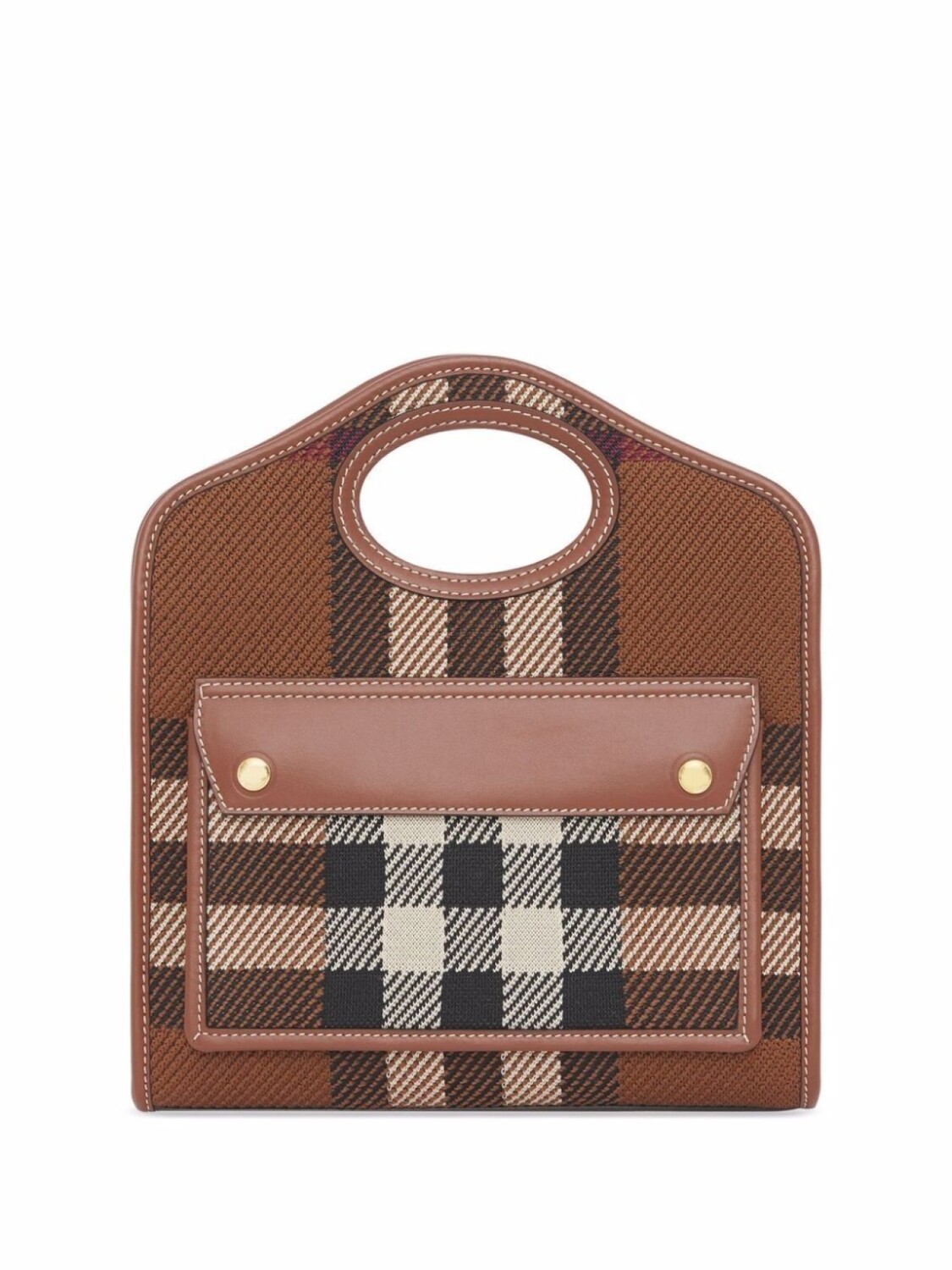 

Мини-сумка Burberry Pocket в клетку, коричневый
