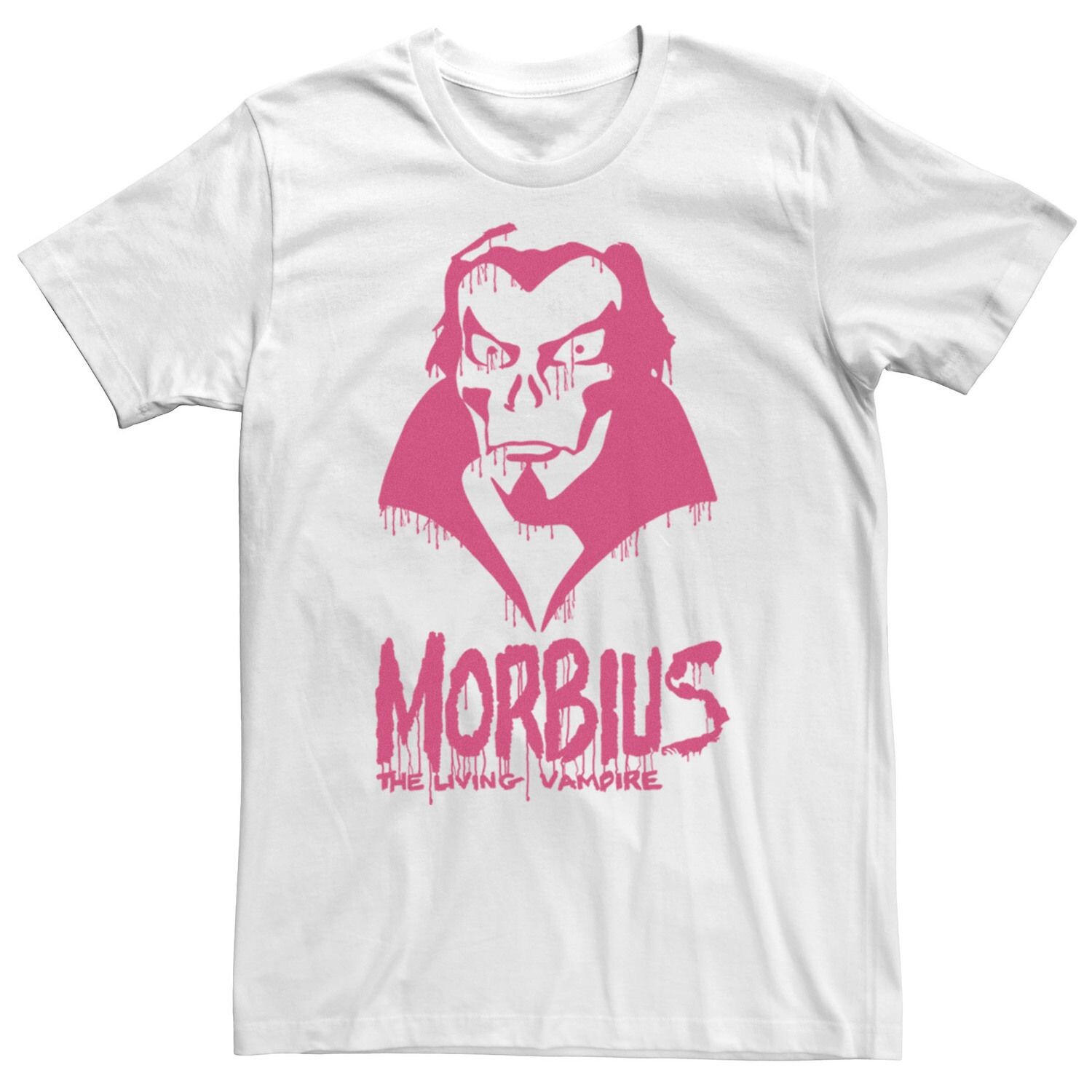 

Мужская футболка с каплями краски Morbius The Living Vampire Marvel, белый