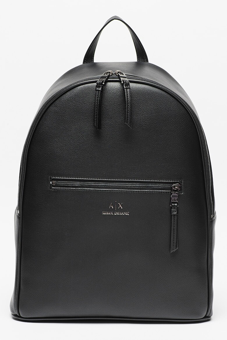 

Рюкзак из экокожи на молнии Armani Exchange, черный