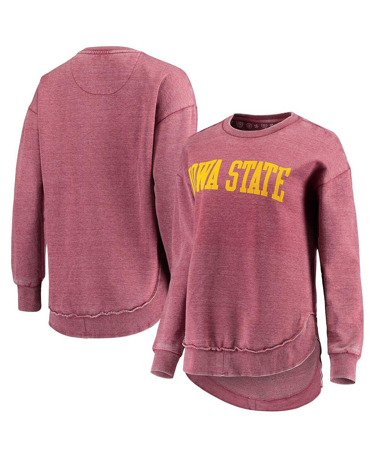 

Женский свитшот в винтажном стиле Cardinal Iowa State Cyclones Pressbox