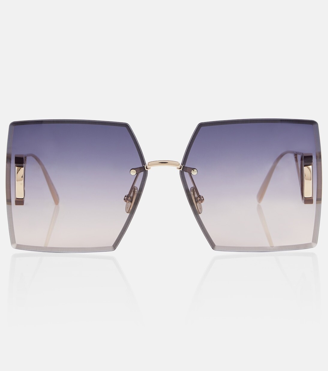 

Солнцезащитные очки 30Montaigne S7U в квадратной оправе Dior Eyewear, золотой