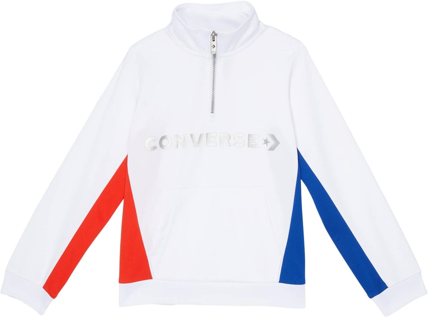 

Толстовка Converse Color-Block 1/4 Zip, белый