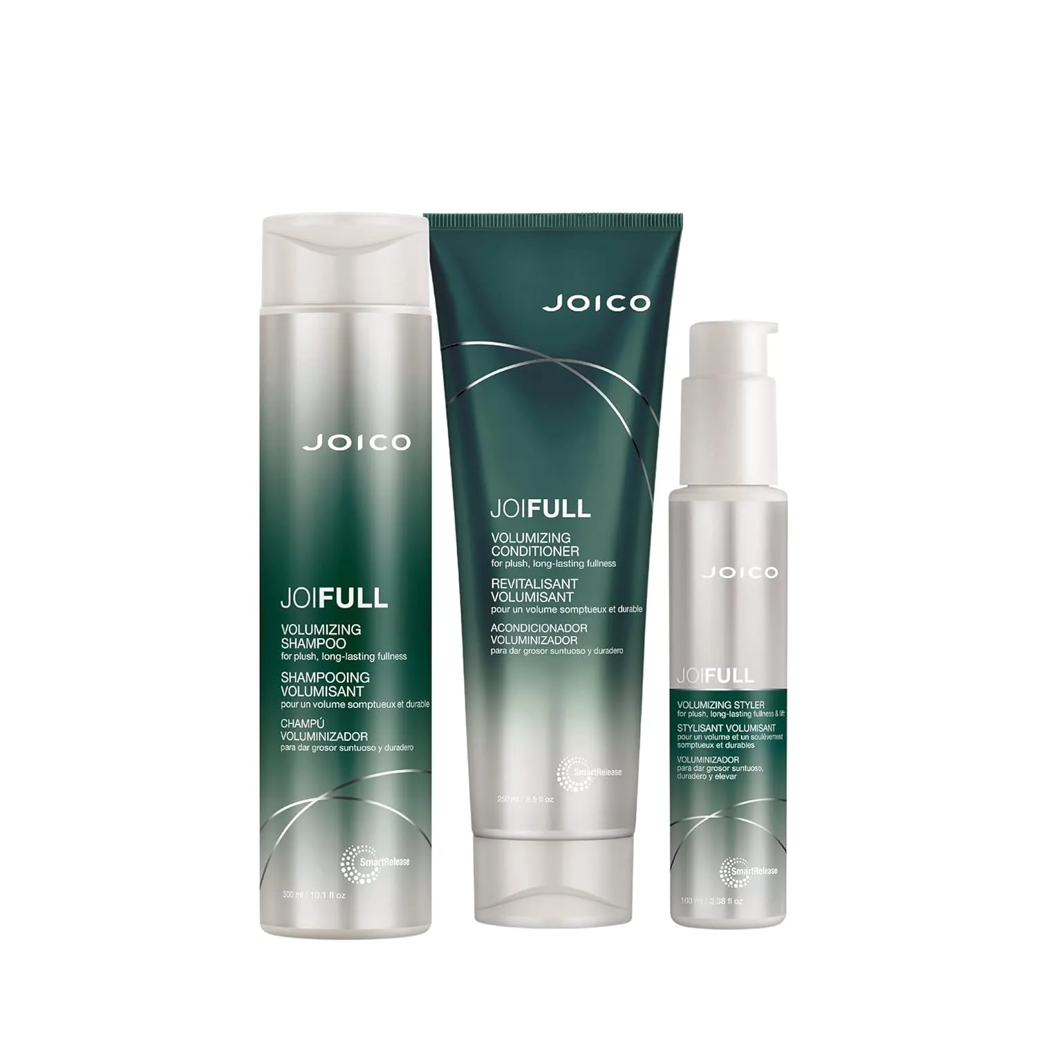 Набор косметики для объема Joico JoiFull Volumizing Complete Regimen для тонких и редких волос, 3 предмета