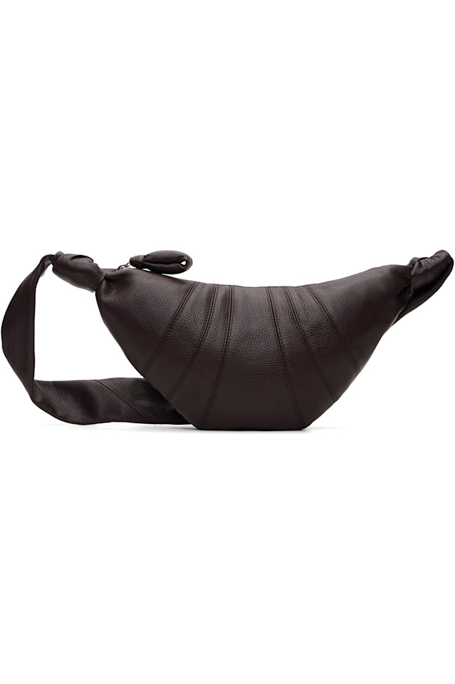 

Lemaire Маленький пакетик для круассанов бордового цвета