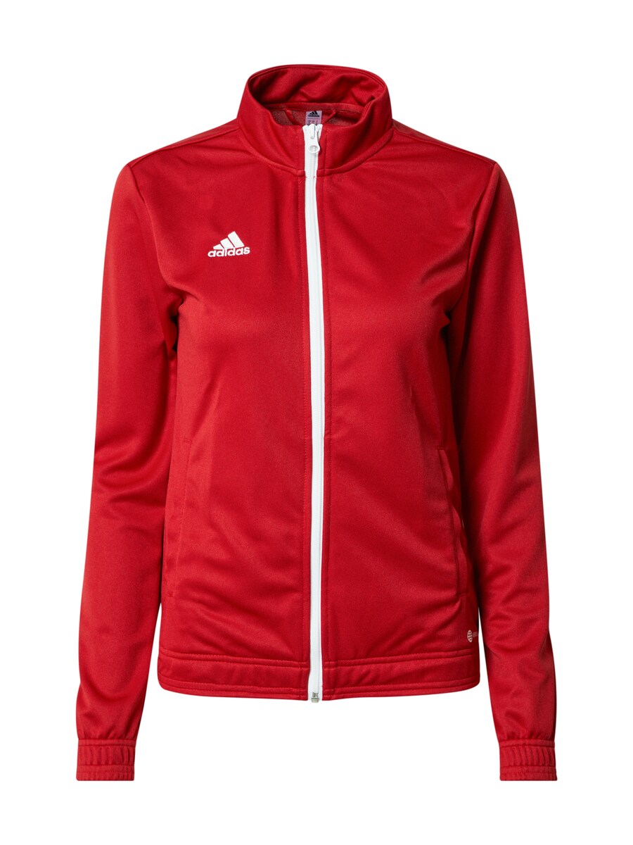 

Спортивная толстовка с капюшоном на молнии ADIDAS PERFORMANCE Entrada 22, темно-красный