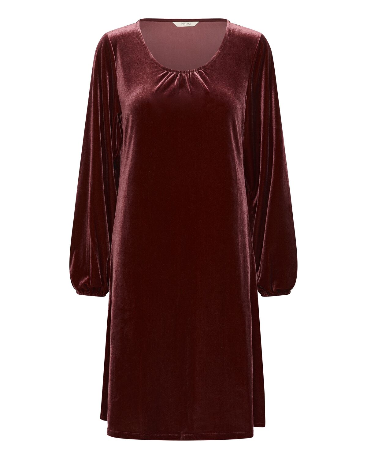 

Cream Платье в винном красном