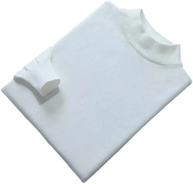 

Мужской свитер Slim Fit с длинным рукавом и полувысоким воротником