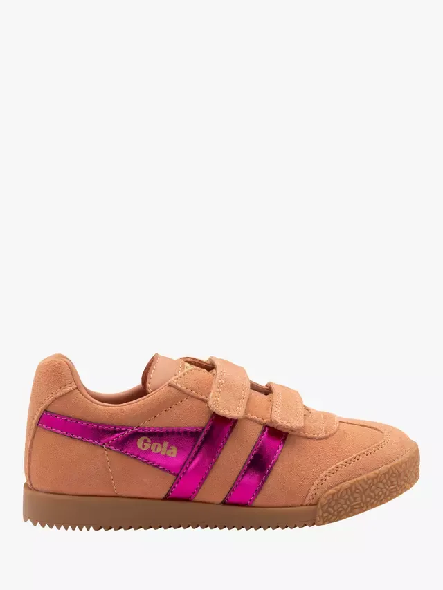 Детские замшевые кроссовки Harrier Glitz Strap, терракотовый/фуксия Gola