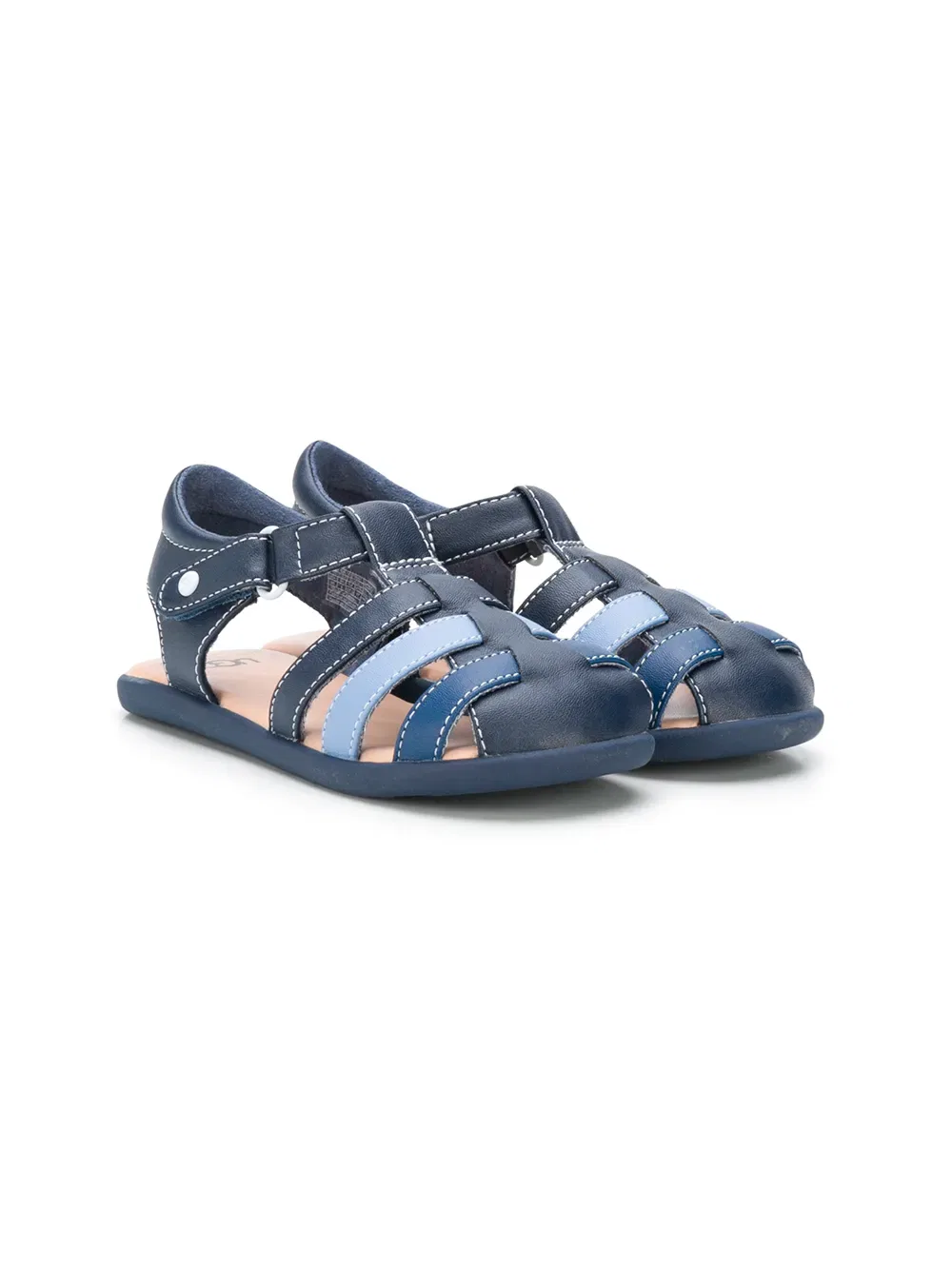 Сандалии с закрытым носком и цветовыми блоками Ugg Kids, синий