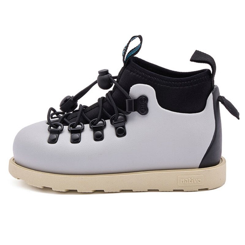 

Fitzsimmons Kids Boots Kids Tech Grey|Black|Off-White Native Shoes, черный
