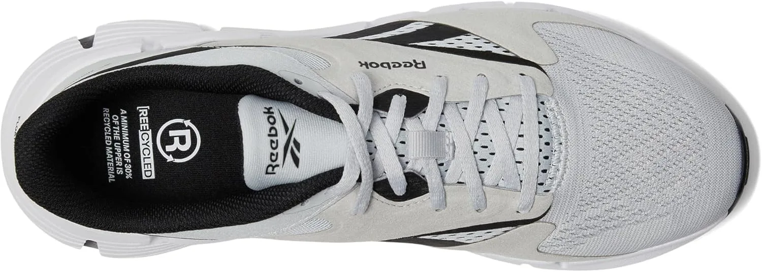 Кроссовки Reebok унисекс Zig Dynamica 5, белый/черный/серый — фото 3