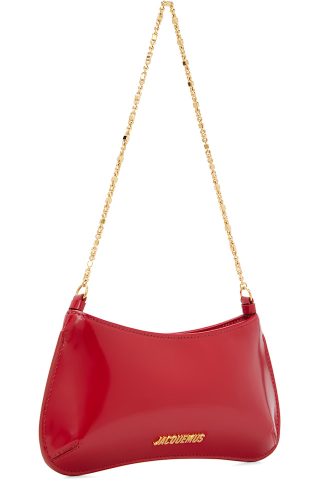 Jacquemus Красная сумка "the small bisou chaine" — фото 2