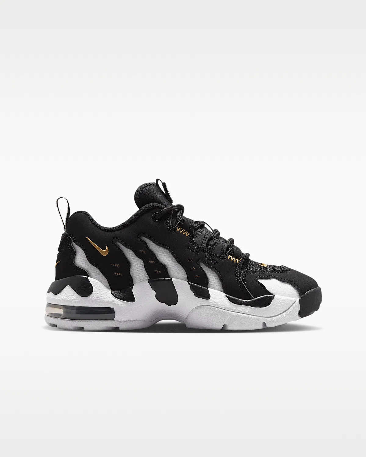 Детские кроссовки Nike Air DT Max '96 Low, Black/White/Metallic Gold — фото 3