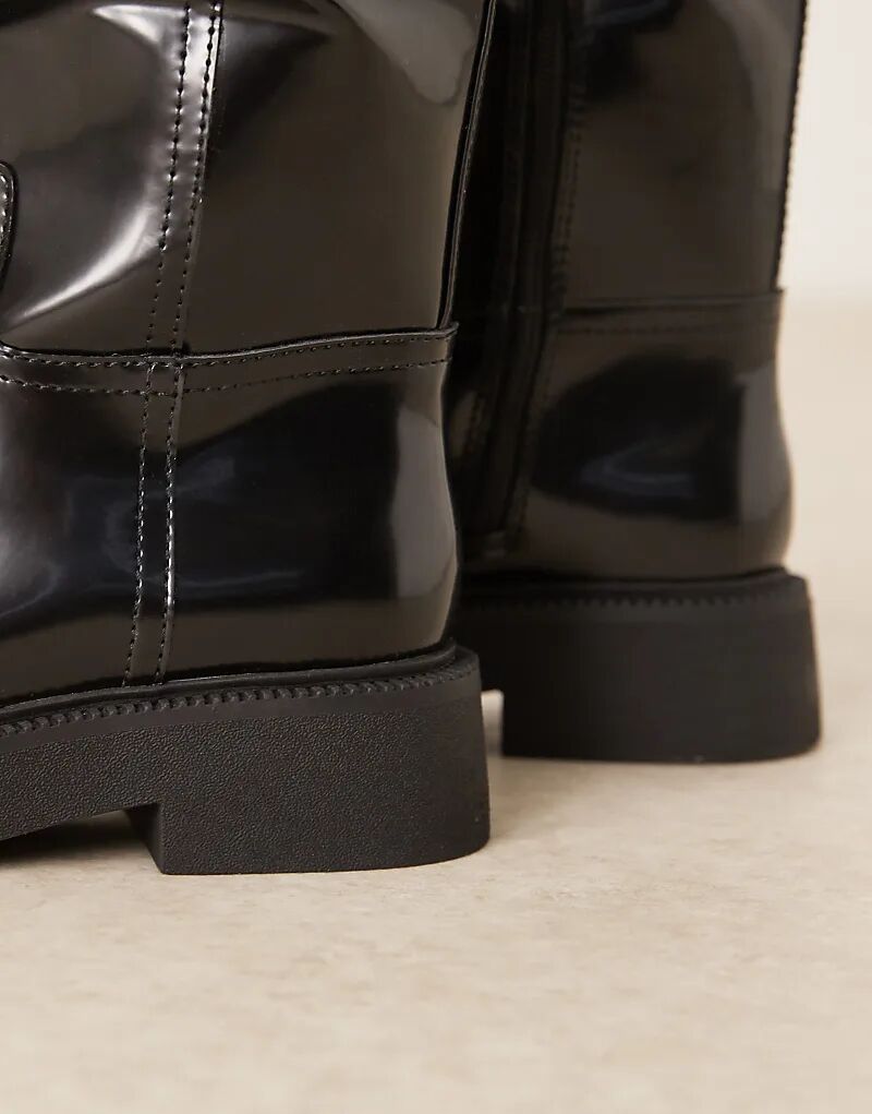 Ботинки для верховой езды Carlisle Clean Flat от ASOS DESIGN черного цвета — фото 2