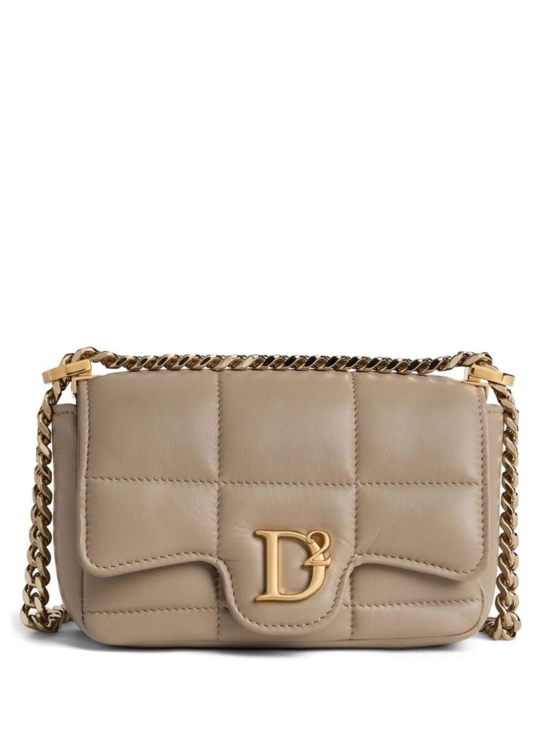 

Dsquared2 logo-plaque quilted leather bag, нейтральный цвет, Красный, Dsquared2 logo-plaque quilted leather bag, нейтральный цвет