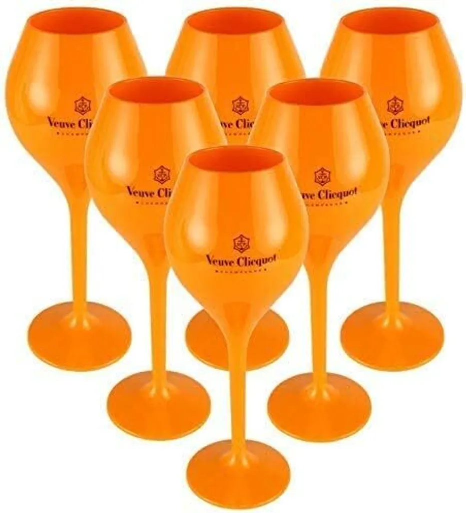 

Бокалы Veuve Clicquot, оранжевый