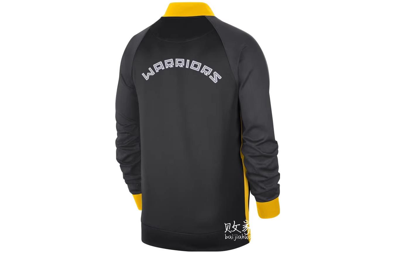 Футболка Nike Dri Fit в стиле Showtime City Edition команды NBA Golden State Warriors, черно-желтая — фото 3