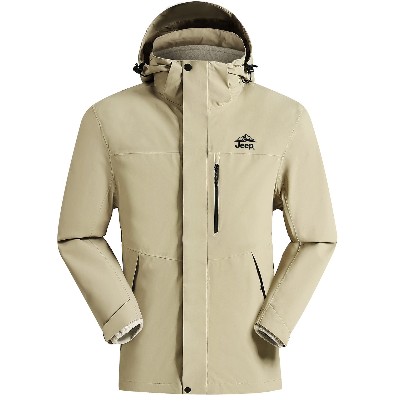 

Jeep Ветро- и влагозащитная ветровка Unisex, Dark Khaki